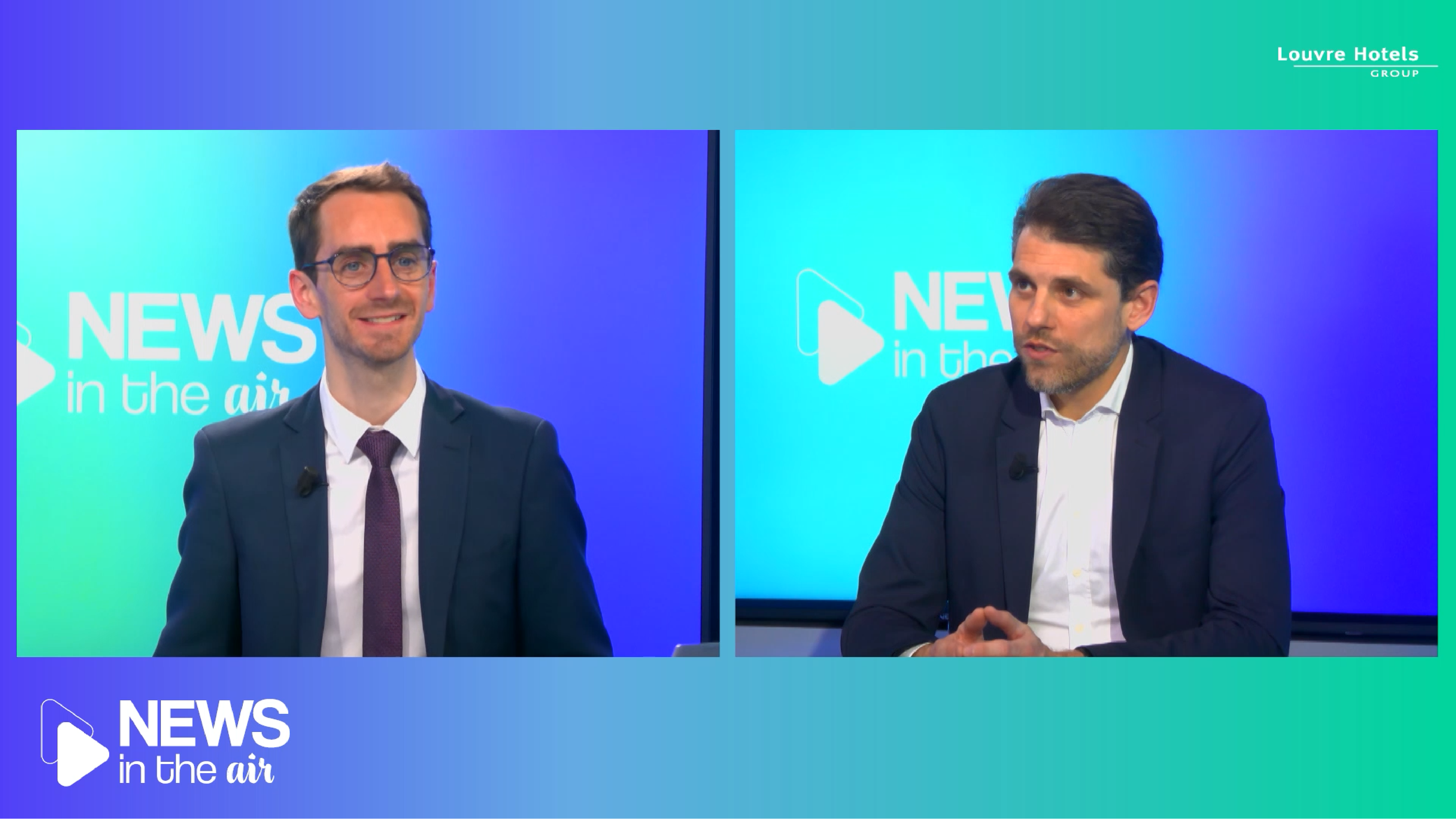 JT international trimestriel sur le plateau TV La Française à Paris géré par l'agence Mirada